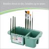 imageFolkArt One Stroke Versatile Easy to Clean Brush Basin Perfect for DIY Acrylic Paint Arts and Crafts Projects 1200 Green