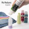 imageFolkArt Paint Mixing and Effects Kit 14 Piece Set Includes 10 Tools and 4 Paint Bottles Perfect for DIY Arts and Crafts Projects