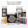 imageFolkArt Paint Mixing and Effects Kit 14 Piece Set Includes 10 Tools and 4 Paint Bottles Perfect for DIY Arts and Crafts Projects