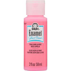 imageFolkArt 4035 Enamel Paint 2 Ounce Clear MediumCamelia Rose