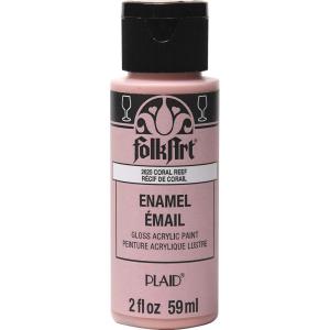 imageFolkArt 4035 Enamel Paint 2 Ounce Clear MediumCoral Reef
