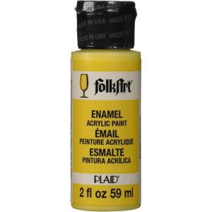 imageFolkArt 4035 Enamel Paint 2 Ounce Clear MediumLemon Custard