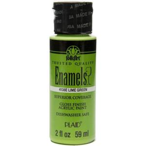 imageFolkArt 4035 Enamel Paint 2 Ounce Clear MediumLime Green