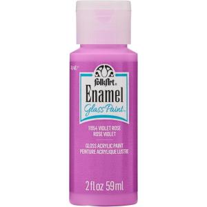 imageFolkArt 4035 Enamel Paint 2 Ounce Clear MediumViolet Rose