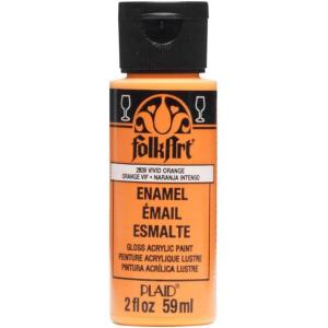 imageFolkArt 4035 Enamel Paint 2 Ounce Clear MediumVivid Orange