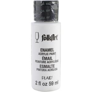 imageFolkArt 4035 Enamel Paint 2 Ounce Clear MediumWicker White