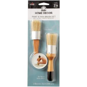 imageFolkArt Home Decor Chalk and Wax Brushes
