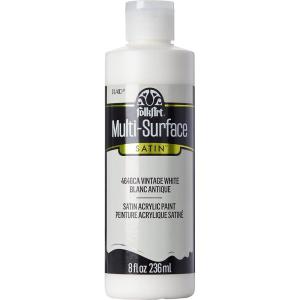 imageFolkArt MultiSurface Paint 8 oz  Medium GrayVintage White