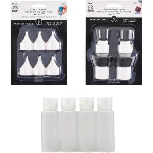 imageFolkArt Paint Mixing and Effects Kit 14 Piece Set Includes 10 Tools and 4 Paint Bottles Perfect for DIY Arts and Crafts Projects