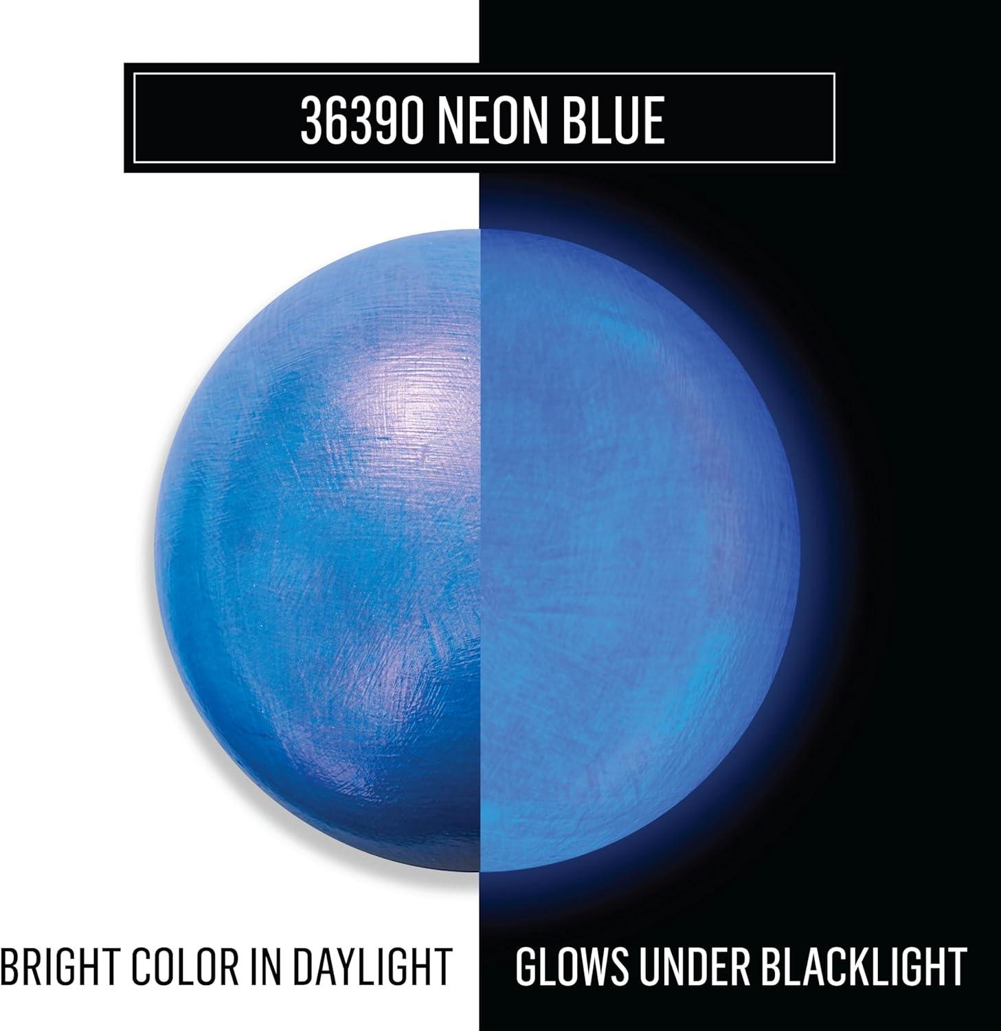 imageFolkArt Color Shift Acrylic Paint in Assorted Colors 2 ounce Black FlashNeon Blue