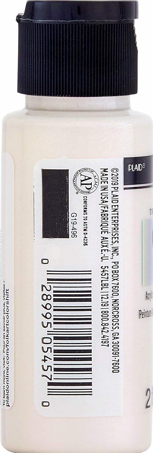 imageFolkArt Color Shift Acrylic Paint in Assorted Colors 2 ounce Black FlashWhite