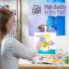 imageFolkArt Acrylic Craft Paints Medium Yellow 16 fl oz Premium Matte Finish Paint Perfect For Easy To Apply DIY Arts And Crafts 36358Navy Blue