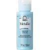 imageFolkArt Acrylic Metallic Paint 2 Fl Oz Pack of 1 Rose GoldAntique Copper Ice Blue