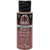 imageFolkArt Acrylic Metallic Paint 2 Fl Oz Pack of 1 Rose GoldAntique Copper Ice Blue