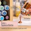 imageFolkArt Acrylic Metallic Paint 2 Fl Oz Pack of 1 Rose GoldBlue Pearl