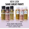 imageFolkArt Acrylic Metallic Paint 2 Fl Oz Pack of 1 Rose GoldChocolate Brown