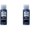 imageFolkArt Acrylic Metallic Paint 2 Fl Oz Pack of 1 Rose GoldMidnight Blue