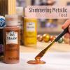 imageFolkArt Acrylic Metallic Paint 2 Fl Oz Pack of 1 Rose GoldTaupe