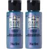 imageFolkArt Color Shift Acrylic Paint in Assorted Colors 2 ounce Black FlashBlue Flash