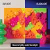 imageFolkArt Color Shift Acrylic Paint in Assorted Colors 2 ounce Black FlashNeon Yellow Orange