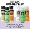 imageFolkArt GlowintheDark Acrylic Paint 2 oz RedBlue
