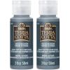 imageFolkArt Snowbank Assorted Acrylic 2 fl oz  59ml Terra Cotta Paint For Easy To Apply DIY Crafts Art Supplies With A Textured Finish 7011Ocean Cavern