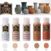 imageFolkArt Terra Cotta Acrylic Paint Set of 5 Essentials 2 fl oz Assorted Matte Finish Colors For Painting Drawing ampamp Art Supplies DIY Arts And Crafts Acrylic Paint For Kids And Adults 44506