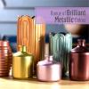 imageFolkArt Treasure Gold Brilliant Metallic Paint 4 oz Antique CopperPlatinum