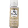 imageFolkArt Sugar Metallic Acrylic Craft Paint Evergold 2 fl oz Textured Paint for Indoor and Outdoor DIY Arts and Crafts Projects 50911Moondust