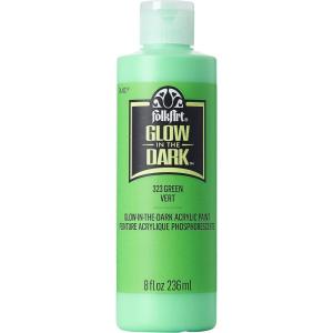 imageFolkArt 322E Glow in the Dark Paint 8 oz Neutral Pack of 3Green
