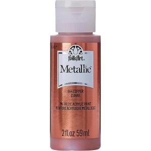 imageFolkArt Acrylic Metallic Paint 2 Fl Oz Pack of 1 Rose GoldCopper