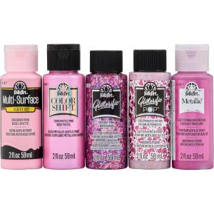 imageFolkArt Best Acrylic Craft Featuring 5 Premium Gold Formulas 96422 Paint SetBest of Pinks