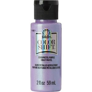 imageFolkArt Color Shift Acrylic Paint in Assorted Colors 2 ounce Black FlashPurple Pastel