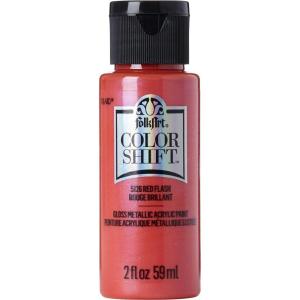 imageFolkArt Color Shift Acrylic Paint in Assorted Colors 2 ounce Black FlashRed Flash