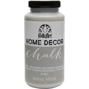 imageFolkArt Home Dcor Acrylic Chalk Furniture ampamp Craft Paint in Assorted Colors 16 ounce SageParisian Grey