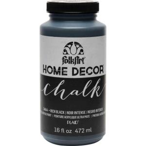 imageFolkArt Home Dcor Acrylic Chalk Furniture ampamp Craft Paint in Assorted Colors 16 ounce SageRich Black