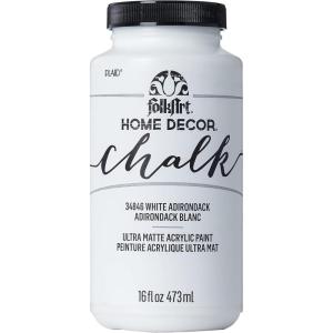 imageFolkArt Home Dcor Acrylic Chalk Furniture ampamp Craft Paint in Assorted Colors 16 ounce SageWhite Adirondack
