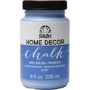 imageFolkArt Home Dcor Chalk Finish Acrylic Paint 8oz 8 ounce Milk JugBlue Chill