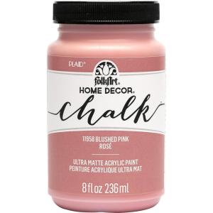 imageFolkArt Home Dcor Chalk Finish Acrylic Paint 8oz 8 ounce Milk JugBlushed Pink