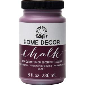 imageFolkArt Home Dcor Chalk Finish Acrylic Paint 8oz 8 ounce Milk JugCurrant