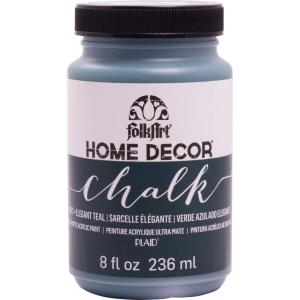 imageFolkArt Home Dcor Chalk Finish Acrylic Paint 8oz 8 ounce Milk JugElegant Teal