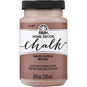 imageFolkArt Home Dcor Chalk Finish Acrylic Paint 8oz 8 ounce Milk JugMellow Mocha