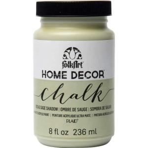 imageFolkArt Home Dcor Chalk Finish Acrylic Paint 8oz 8 ounce Milk JugSage Shadow