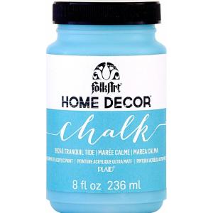 imageFolkArt Home Dcor Chalk Finish Acrylic Paint 8oz 8 ounce Milk JugTranquil Tide