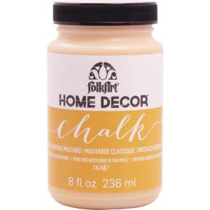 imageFolkArt Home Dcor Chalk Finish Acrylic Paint 8oz 8 ounce Milk JugVintage Mustard