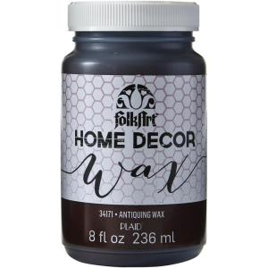imageFolkArt Home Decor Chalk Furniture ampamp Craft Acrylic Paint in Assorted Colors 8 ounce Antique Wax