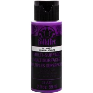 imageFolkArt MultiSurface Blacklight multisurface neon Glow in The Dark Paint 2 oz Pink 2 Fl OzPurple