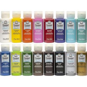 imageFolkArt Neon Glow Acrylic Paint Set 2 oz 8 Fl OzGlass