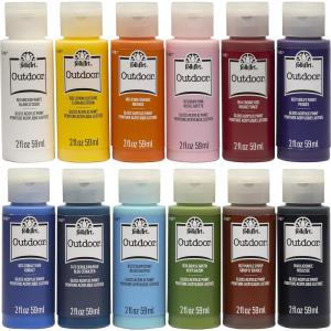 imageFolkArt Neon Glow Acrylic Paint Set 2 oz 8 Fl OzOutdoor