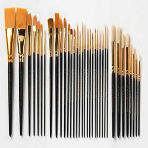 imageFolkArt Neon Glow Acrylic Paint Set 2 oz 8 Fl OzUltimate Brush Set